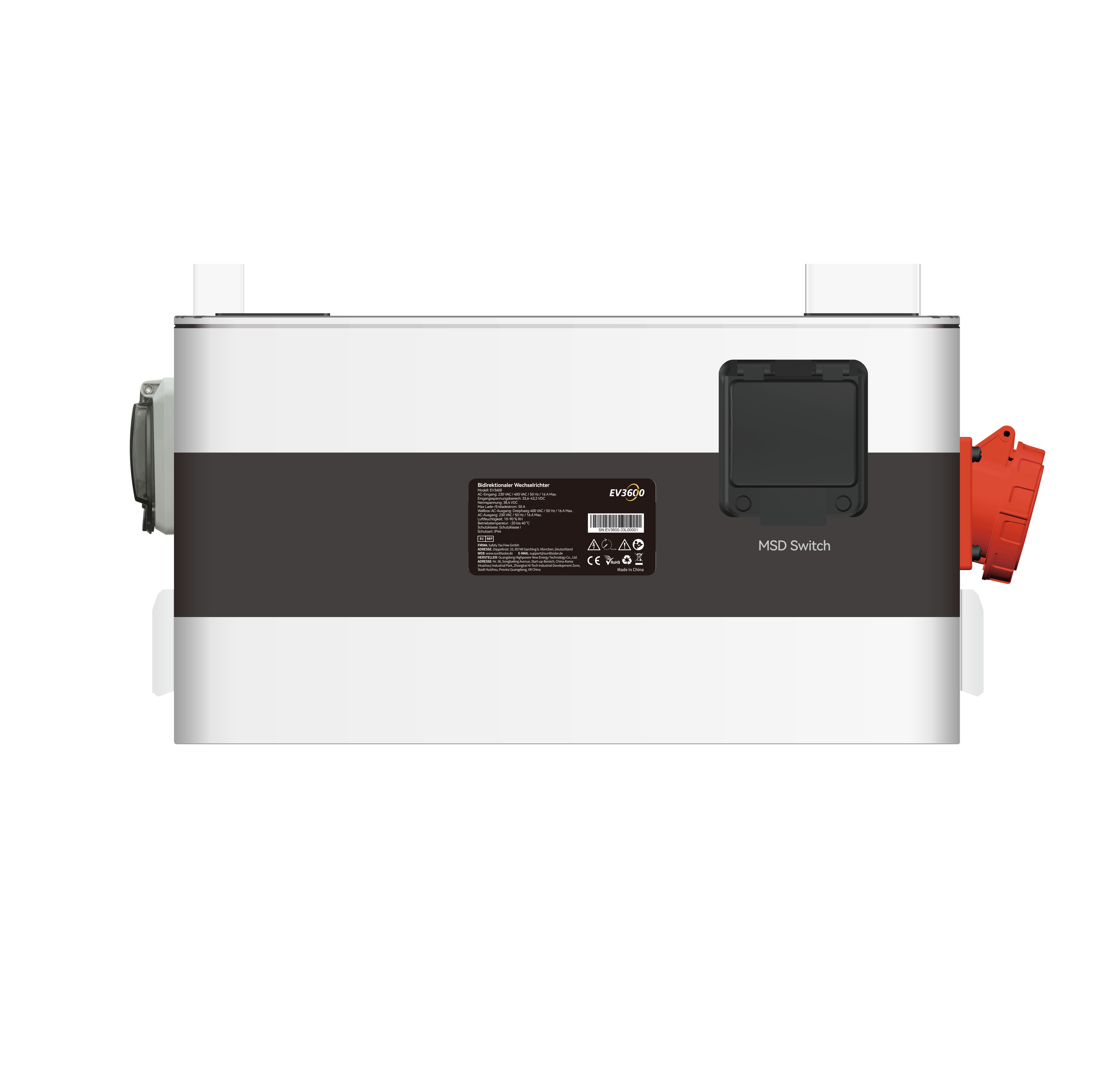 SunEnergyXT EV3600 – Bidirektionaler Wechselrichter für BK215 / BK215 PLUS System