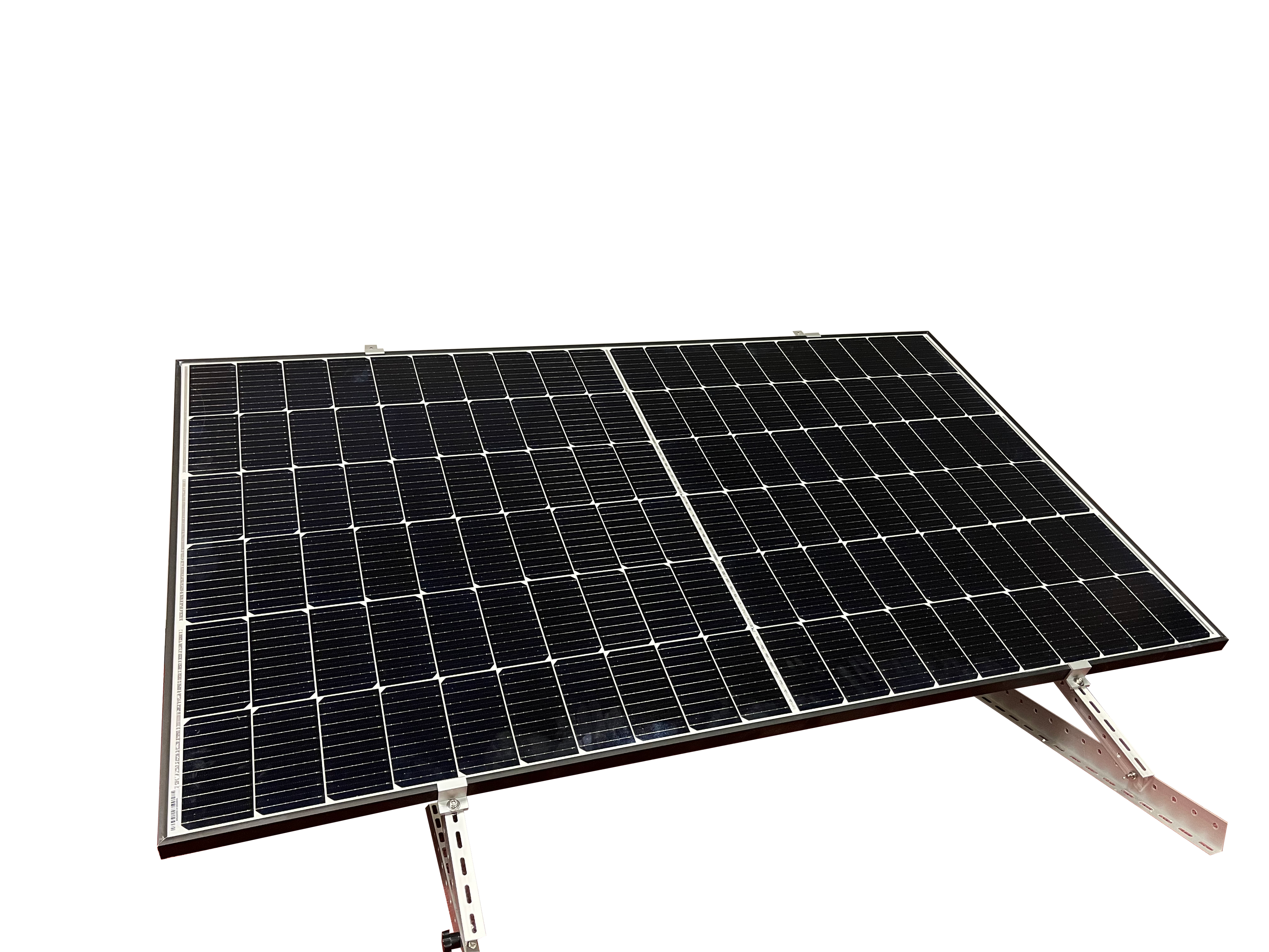 SunEnergyXT Solarmodulhalterung 3-in-1 (Silber) für Balkonkraftwerk – Balkon, Terrasse , Flachdach
