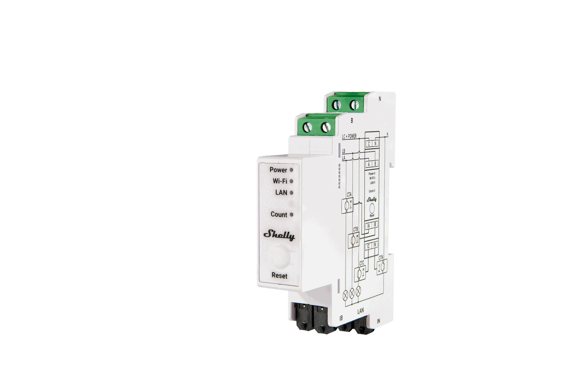 Shelly Pro 3EM (120A) - Smarter Strommesser
