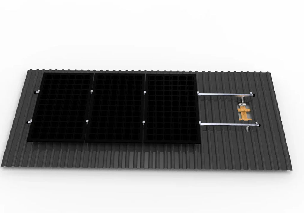 Ziegeldach Montagesatz für 2 oder 4 Solarmodule