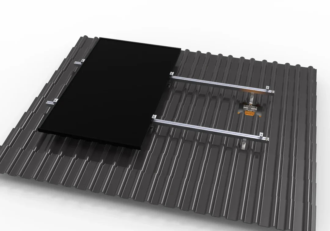 Ziegeldach Montagesatz für 2 oder 4 Solarmodule